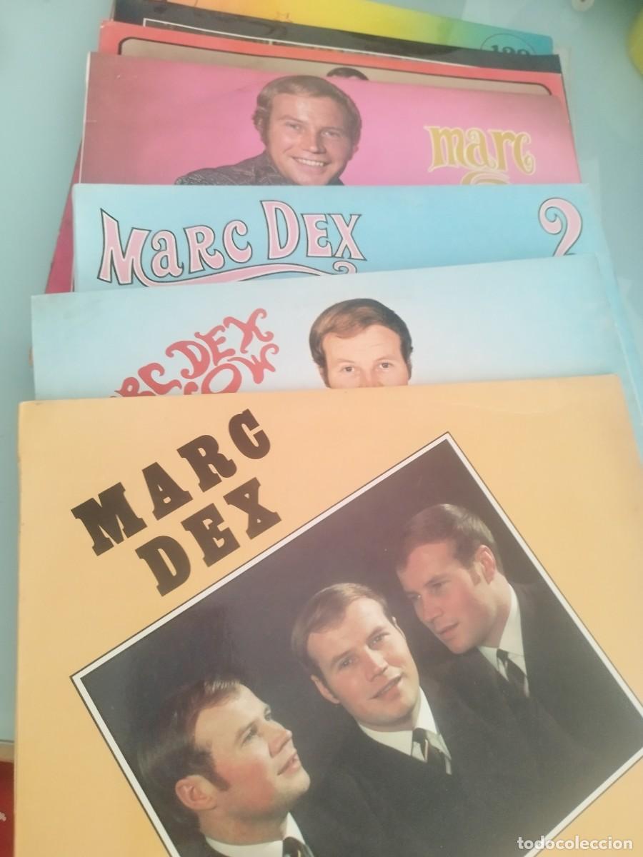Discos de vinilo: Lote de 7 vinilos lps de Marc Dex. Los t&iacute;tulos en las fotos. Cantante Belga, B&eacute;lgica.