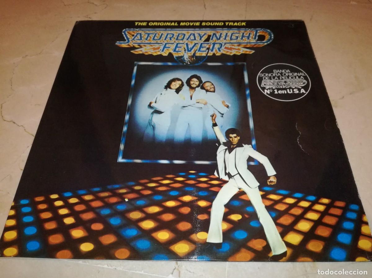 Discos de vinilo: BSO DE LA PELICULA SATURDAY NIGHT FEVER-BEE GEES-DOBLE LP-ORIGINAL ESPA&Ntilde;OL 1977