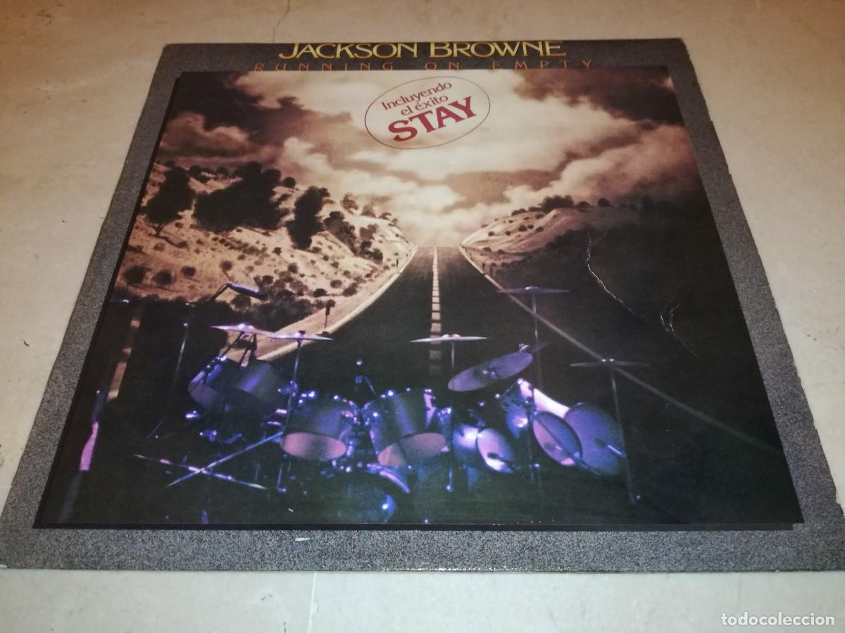 Discos de vinilo: JACKSON BROWNE-RUNNING OF EMPTY-CONTIENE ENCARTE-ORIGINAL ESPA&Ntilde;OL 1978