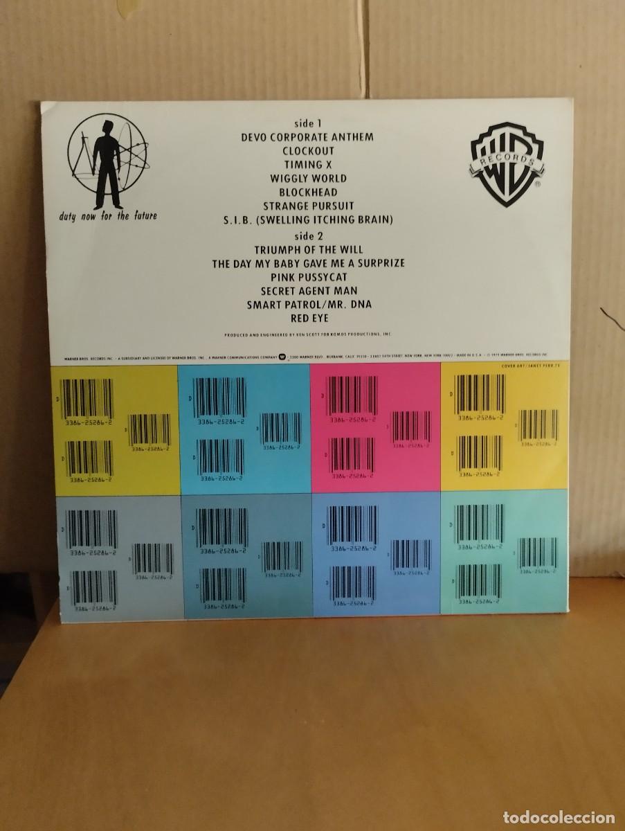 Discos de vinilo: DEVO ---- DUTY NOW FOR THE FUTURE - Foto 2