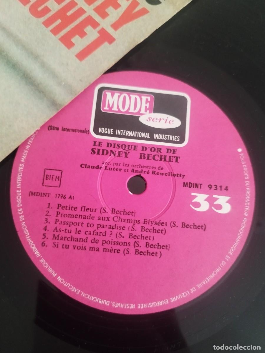 Discos de vinilo: Sidney Bechet &ndash; Le Disque DOr De Sidney Bechet. Vinilo lp. - Foto 2