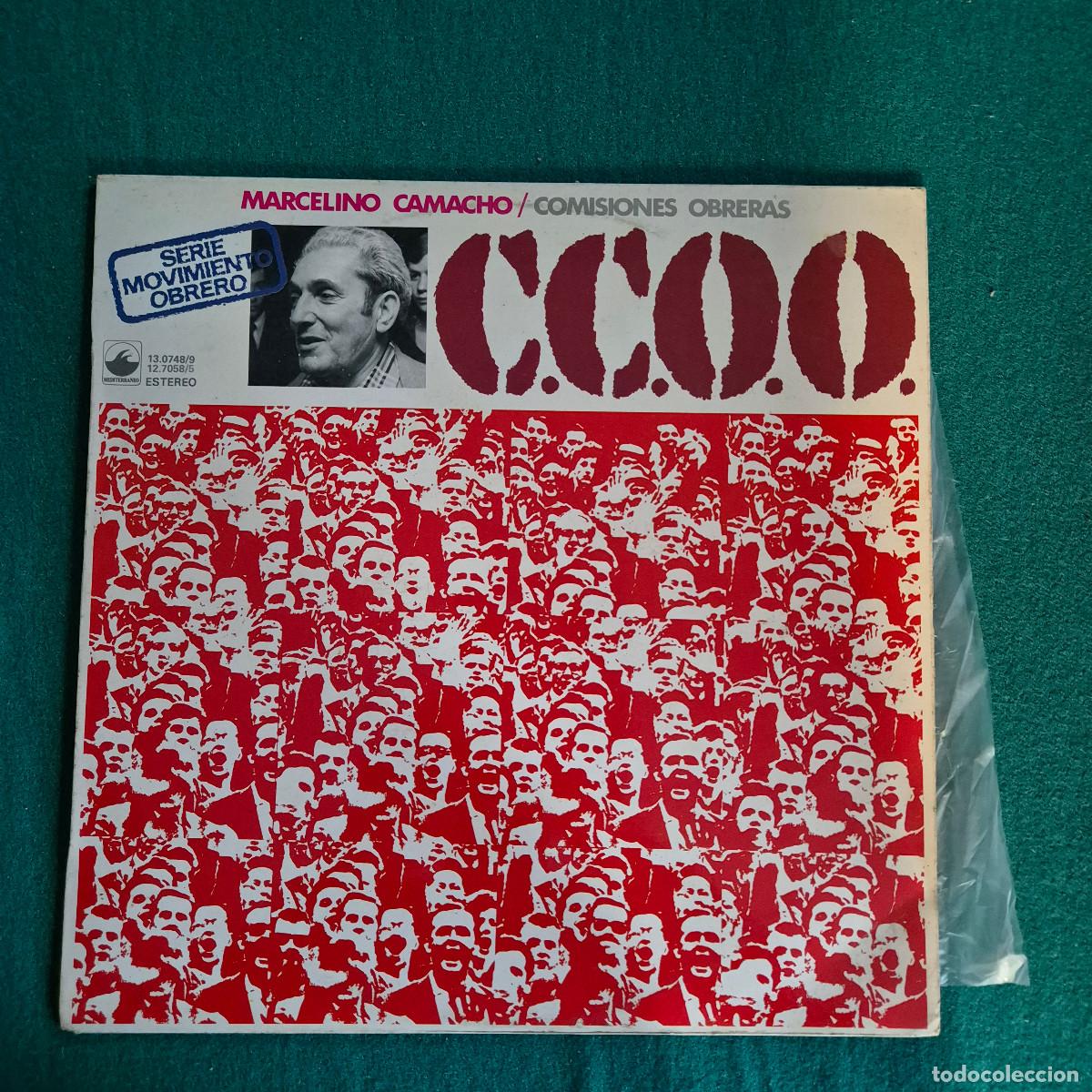 Discos de vinil: Marcelino Camacho &ndash; Comisiones Obreras C.C.O.O.