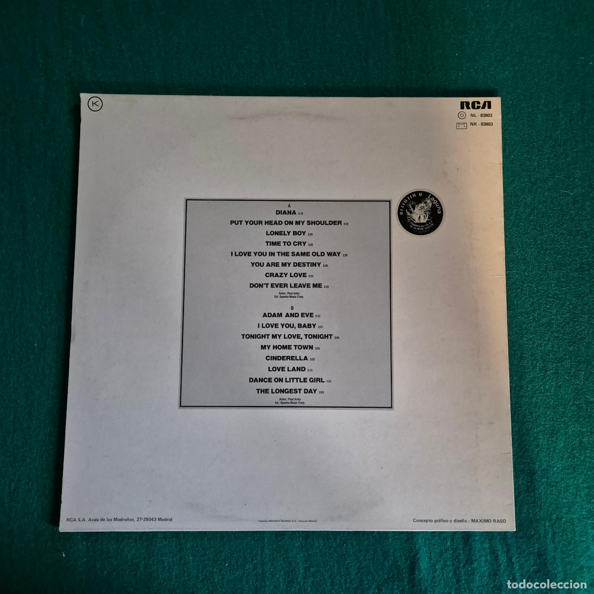 Discos de vinilo: Paul Anka &ndash; Antologia - Foto 2