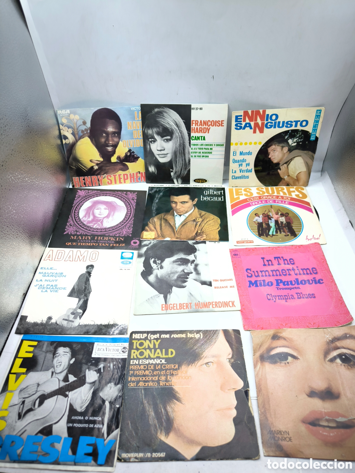 Discos de vinilo: 50 Singles m&uacute;sica internacional a&ntilde;os 6070/80