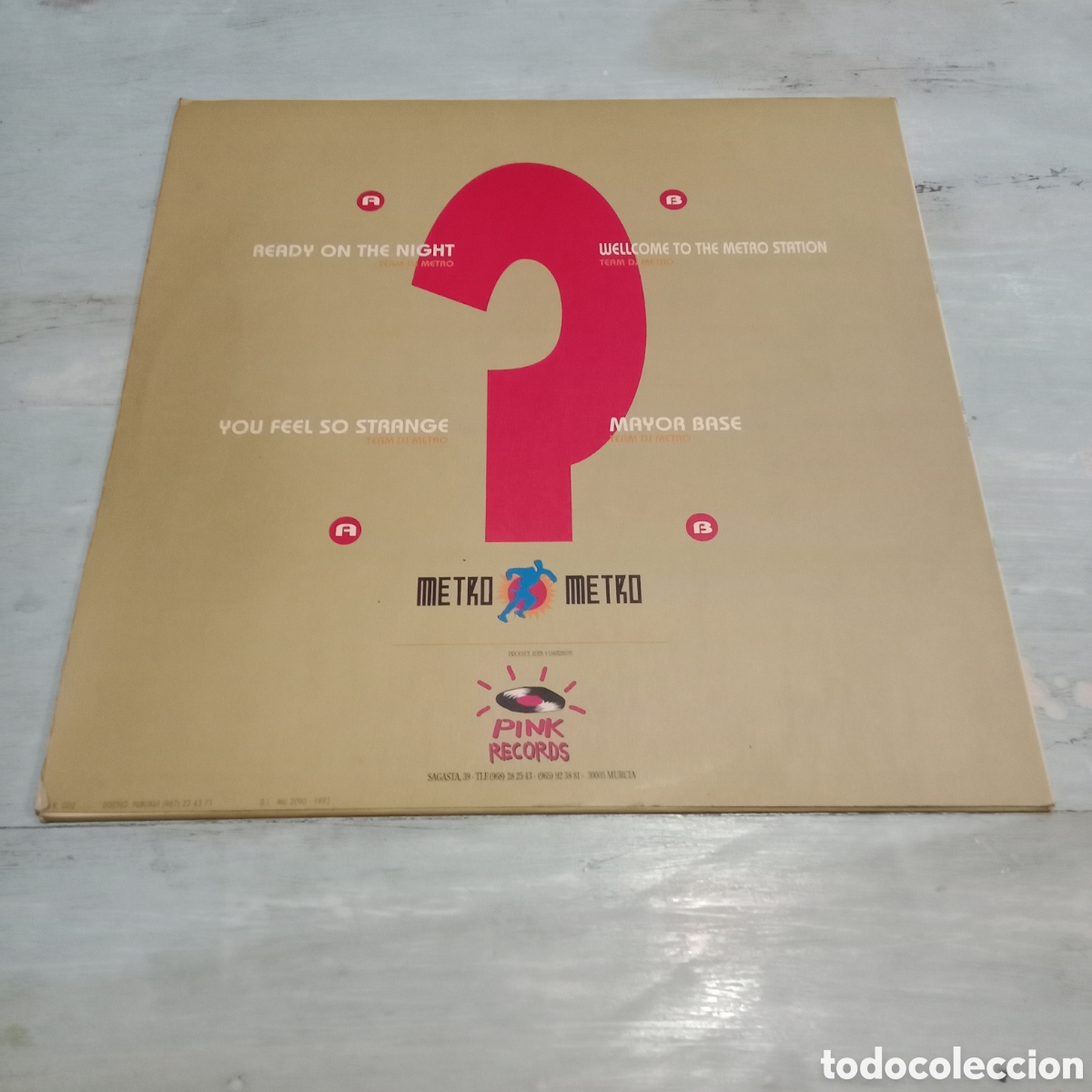 Discos de vinilo: TEAM DJ METRO - METRO - MAXI-SINGLE 12&rdquo; - Foto 2