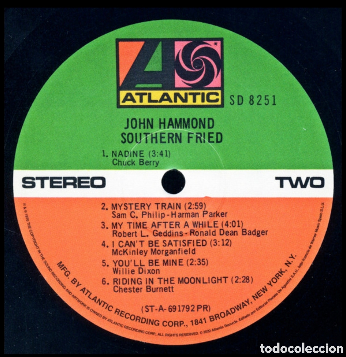 Discos de vinilo: John Hammond: Southern Fried LP 2022 - Foto 4