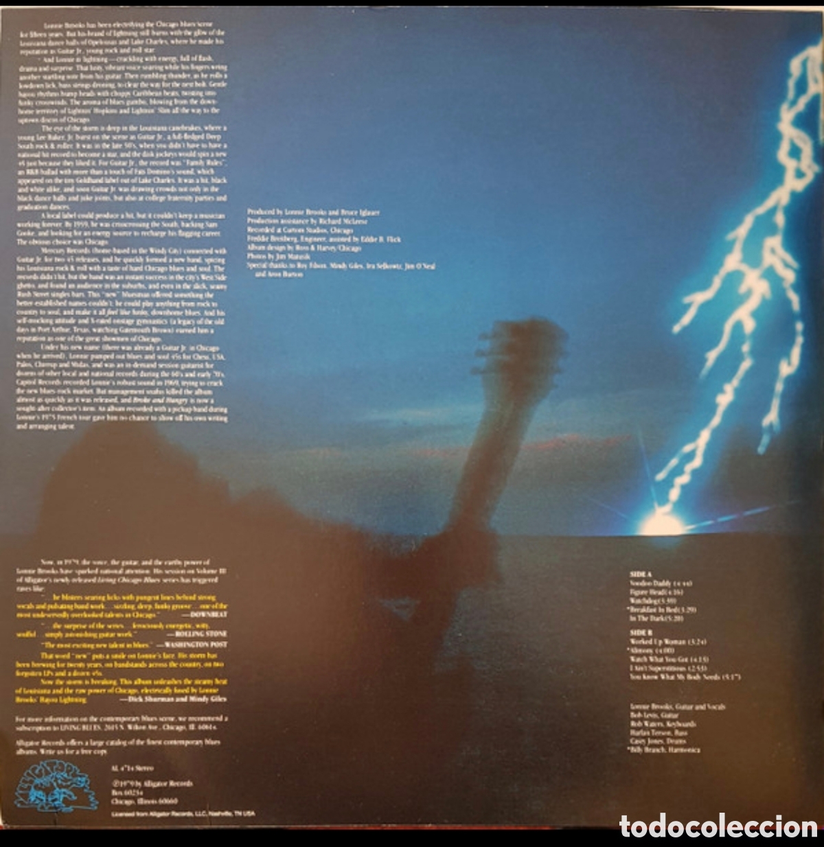 Discos de vinilo: Lonnie Brooks: Bayou Lightning - Foto 2