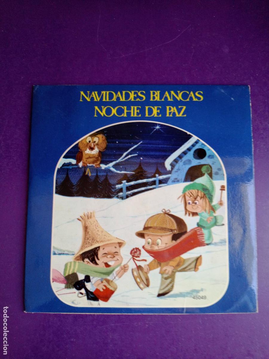Discos de vinilo: VILLANCICOS - NOCHE DE PAZ / NAVIDADES BLANCAS - Sg YUPY 1968 - ESCOLANIA COLEGIO SAN ANTONIO MADRID