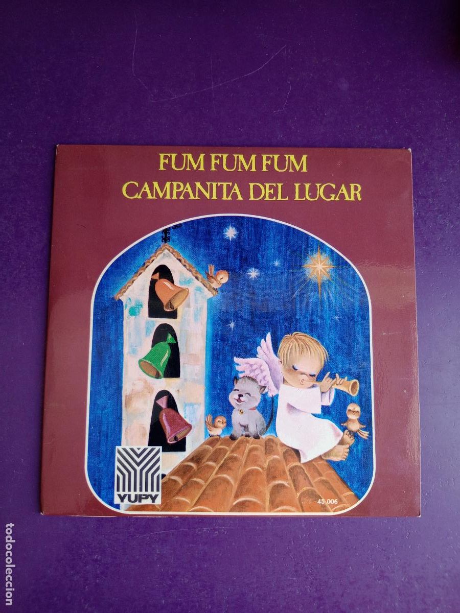 Discos de vinilo: VILLANCICOS - fum fum / campanita del lugar- Sg YUPY 1968 - ESCOLANIA COLEGIO SAN ANTONIO MADRID