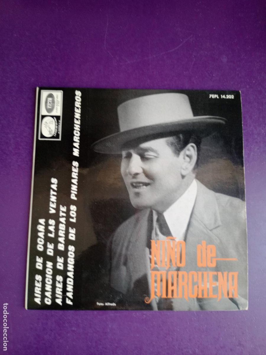 Discos de vinilo: NI&Ntilde;O DE MARCHENA EP LA VOZ DE SU AMO 1966 - AIRES DE OCA&Ntilde;A +3 - PAQUITO SIMON - FLAMENCO