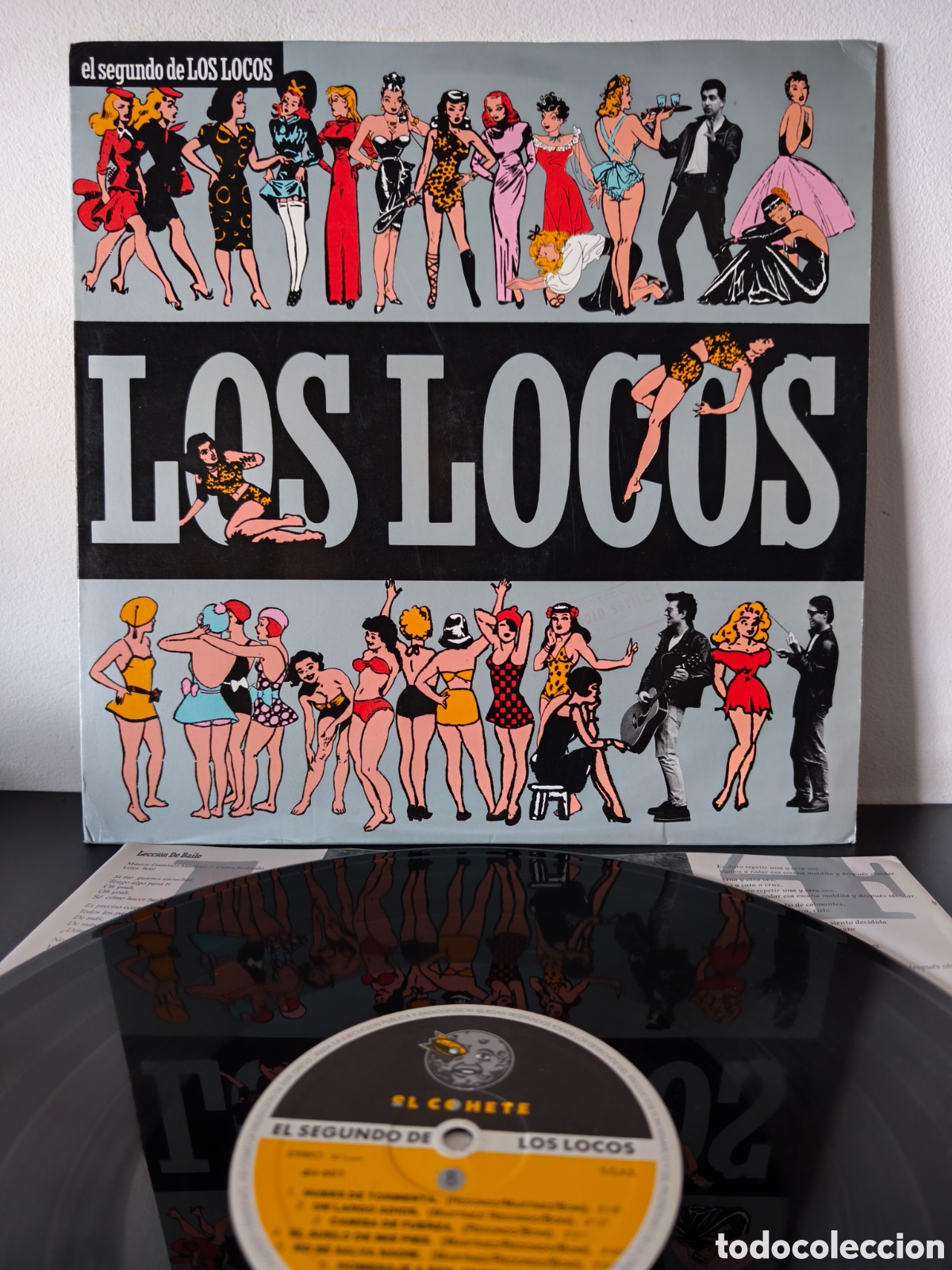 Discos de vinilo: Los Locos &ndash; El Segundo De Los Locos Sello: El Cohete A&ntilde;o: 1988 Pa&iacute;s: Espa&ntilde;a Estilo: Rock C.1