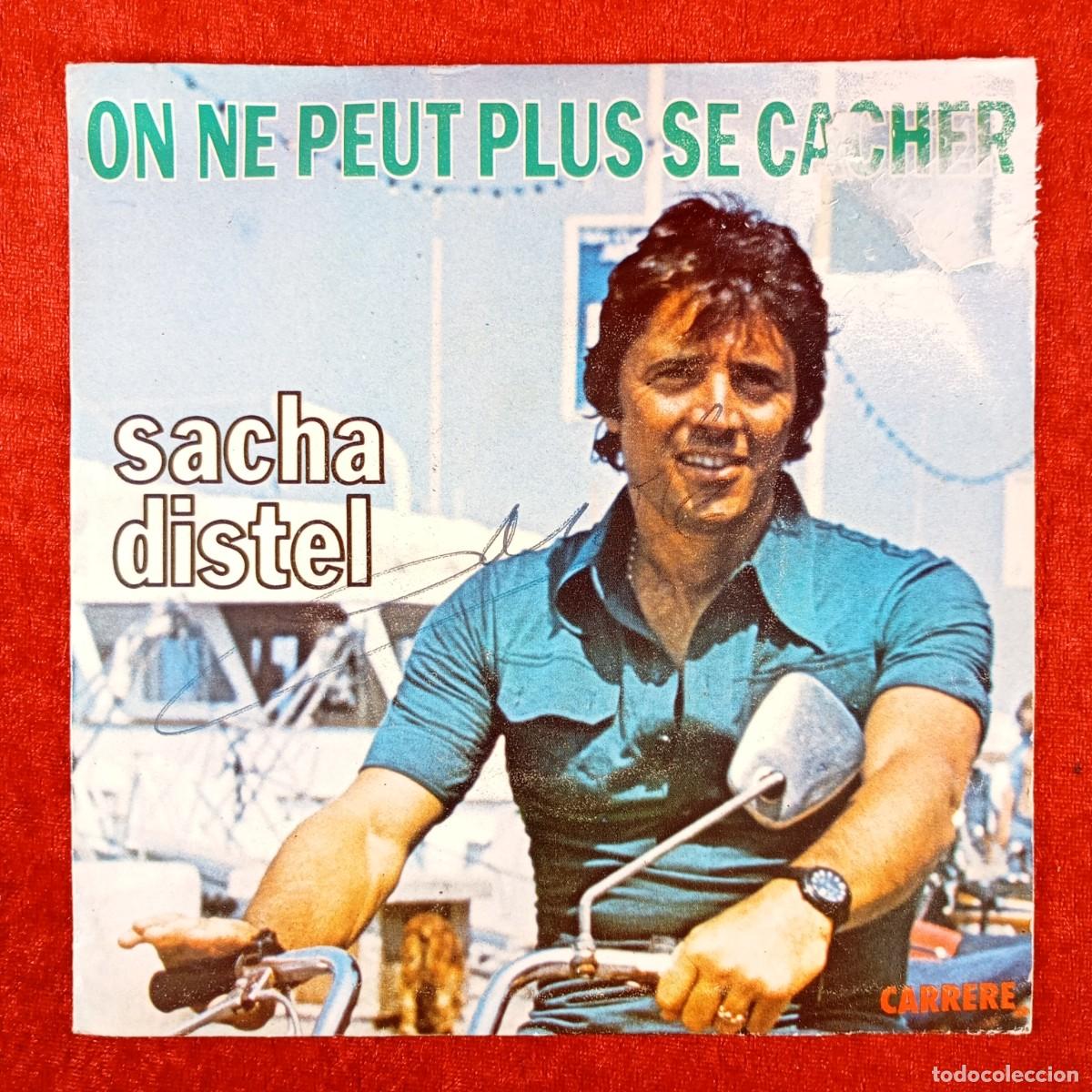 Discos de vinilo: ON NE PEUT PLUS SE CACHER - SACHA DISTEL - SINGLE VINILO - DISCO - 49 470 / 4