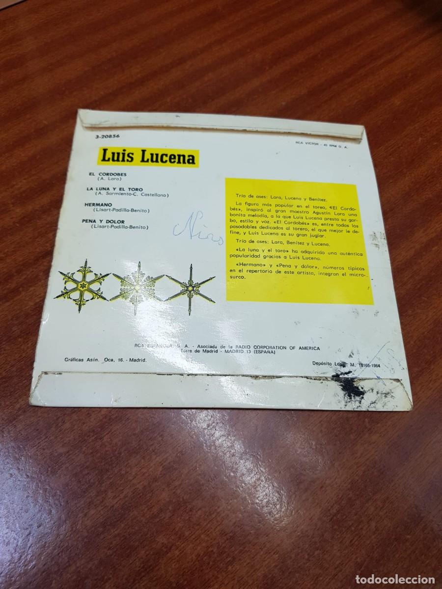 Discos de vinilo: LUIS LUCENA-EL CORDOBES - Foto 2