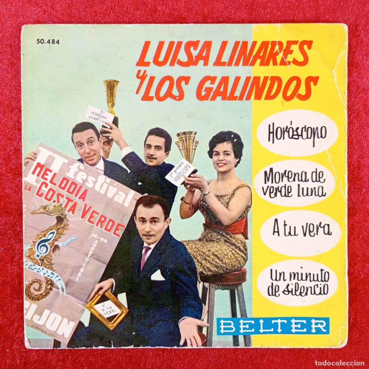 Discos de vinilo: LUISA LINARES Y LOS GALINDOS - HOR&Oacute;SCOPO - SINGLE VINILO - DISCO - 50.484 / 25