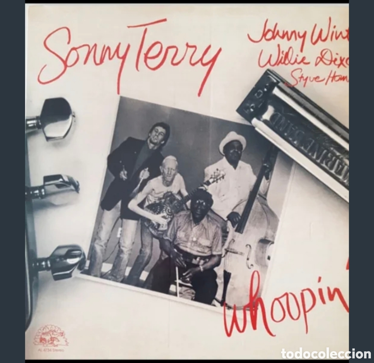Discos de vinilo: Whoopin'-Sonny Terry Johnny Winter Willi Dixon