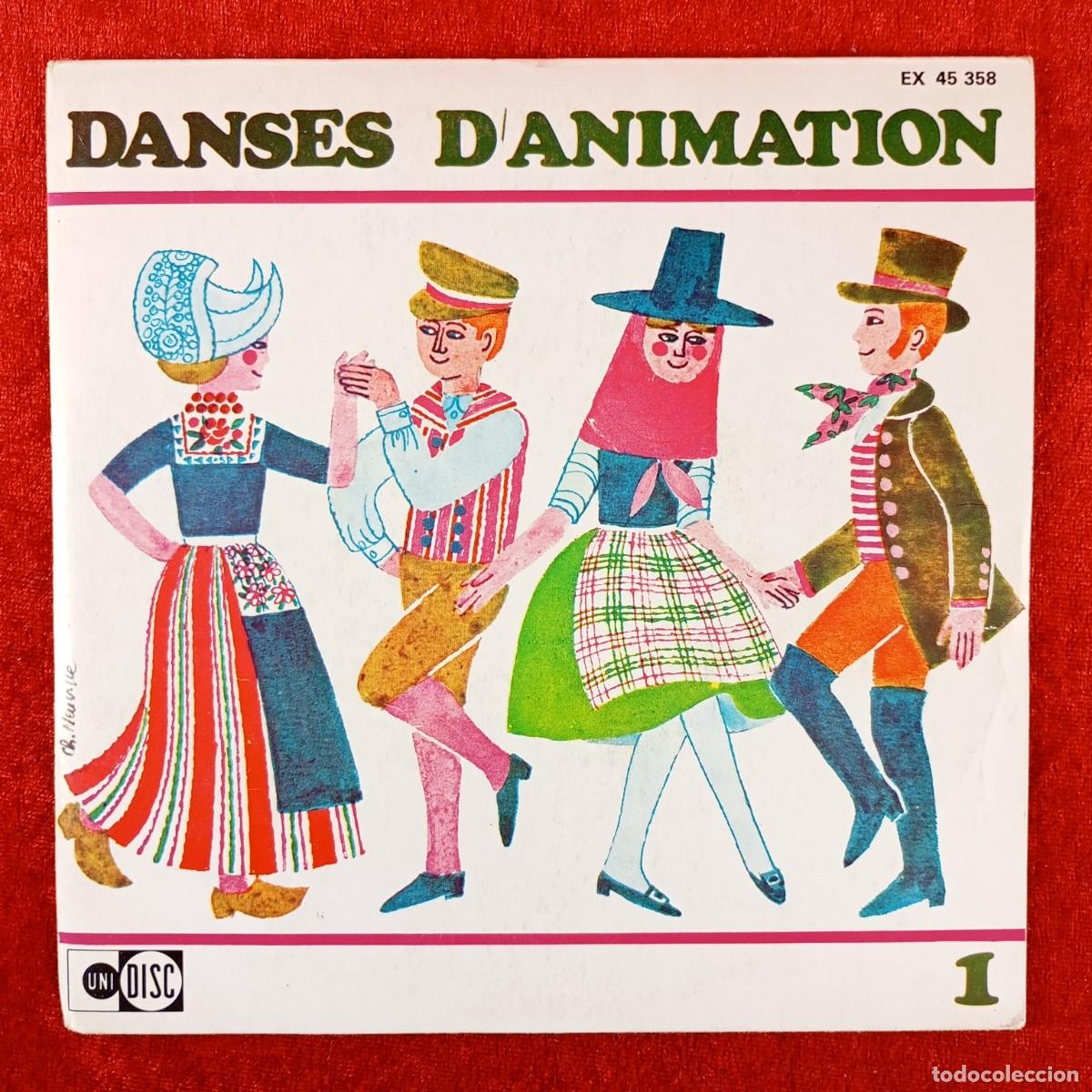 Discos de vinilo: DANSES D'ANIMATION - ORCHESTRE JACQUES LACOME - SINGLE VINILO - DISCO - EX 45 358 / 40