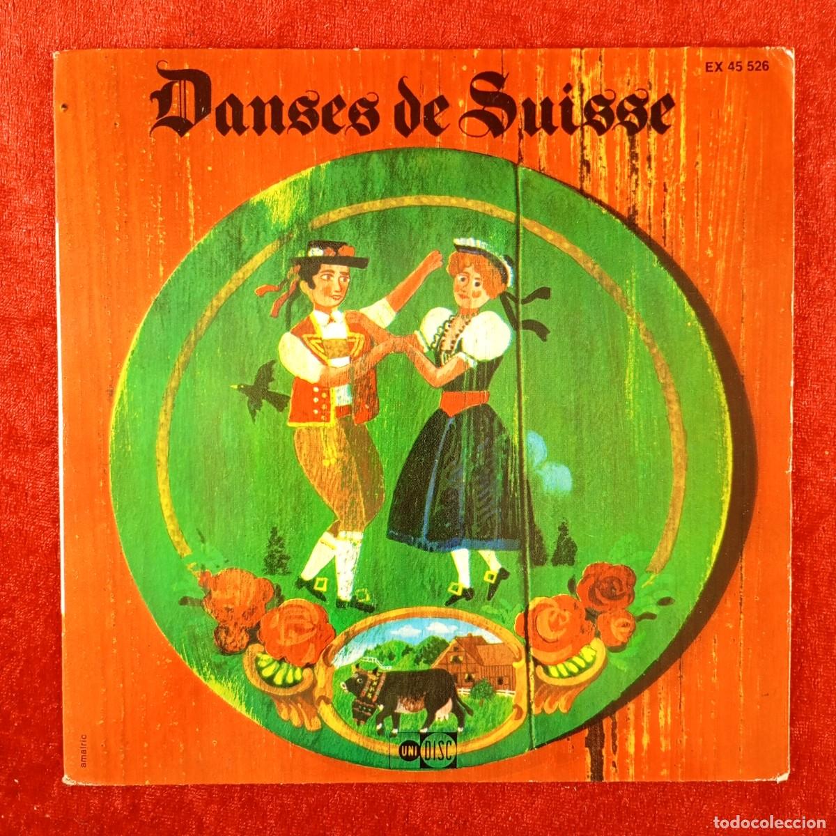 Discos de vinilo: DANSES DE SUISSE - ORCHESTRE JACQUES LACOME - SINGLE VINILO - DISCO - EX 45 526 / 41