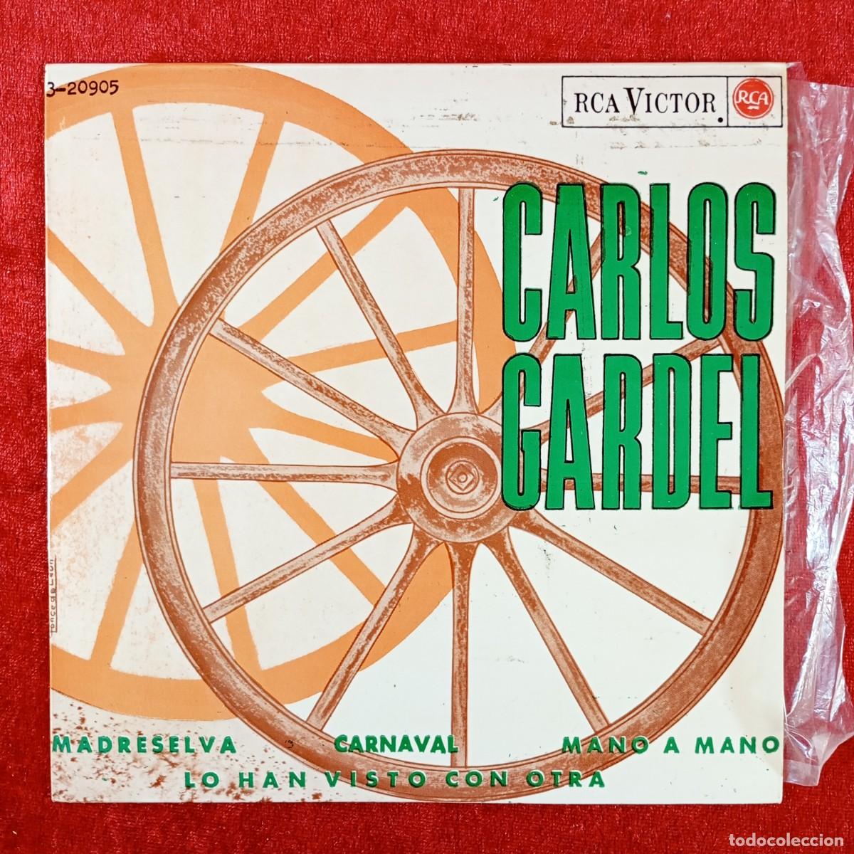 Discos de vinilo: CARLOS GARDEL - MADRESELVA, CARNAVAL - SINGLE VINILO - DISCO - 3-20905 / 43