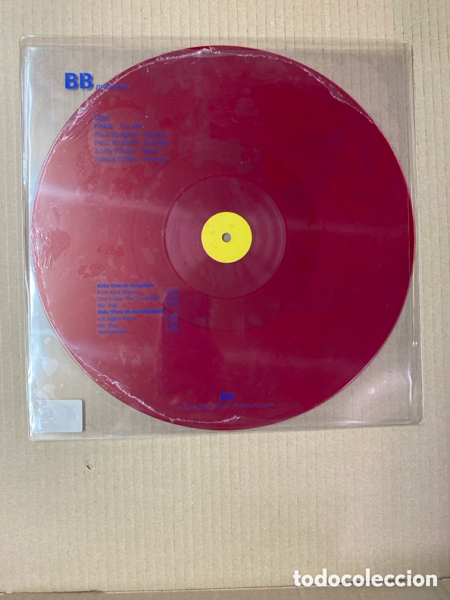 Discos de vinilo: LP B201 FREE. LIVE 1970. PRECINTADO DE F&Aacute;BRICA! NUEVO A ESTRENAR!!