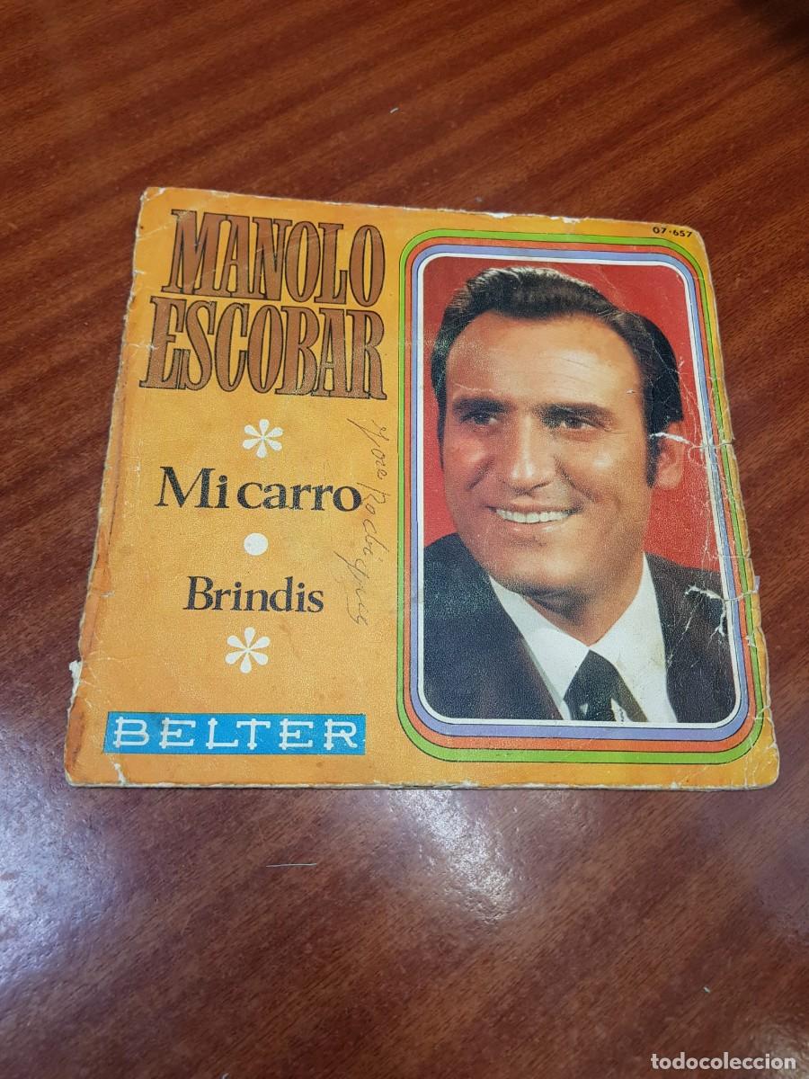 Discos de vinilo: MAMOLO ESCOBAR-MI CARRO-BRINDIS