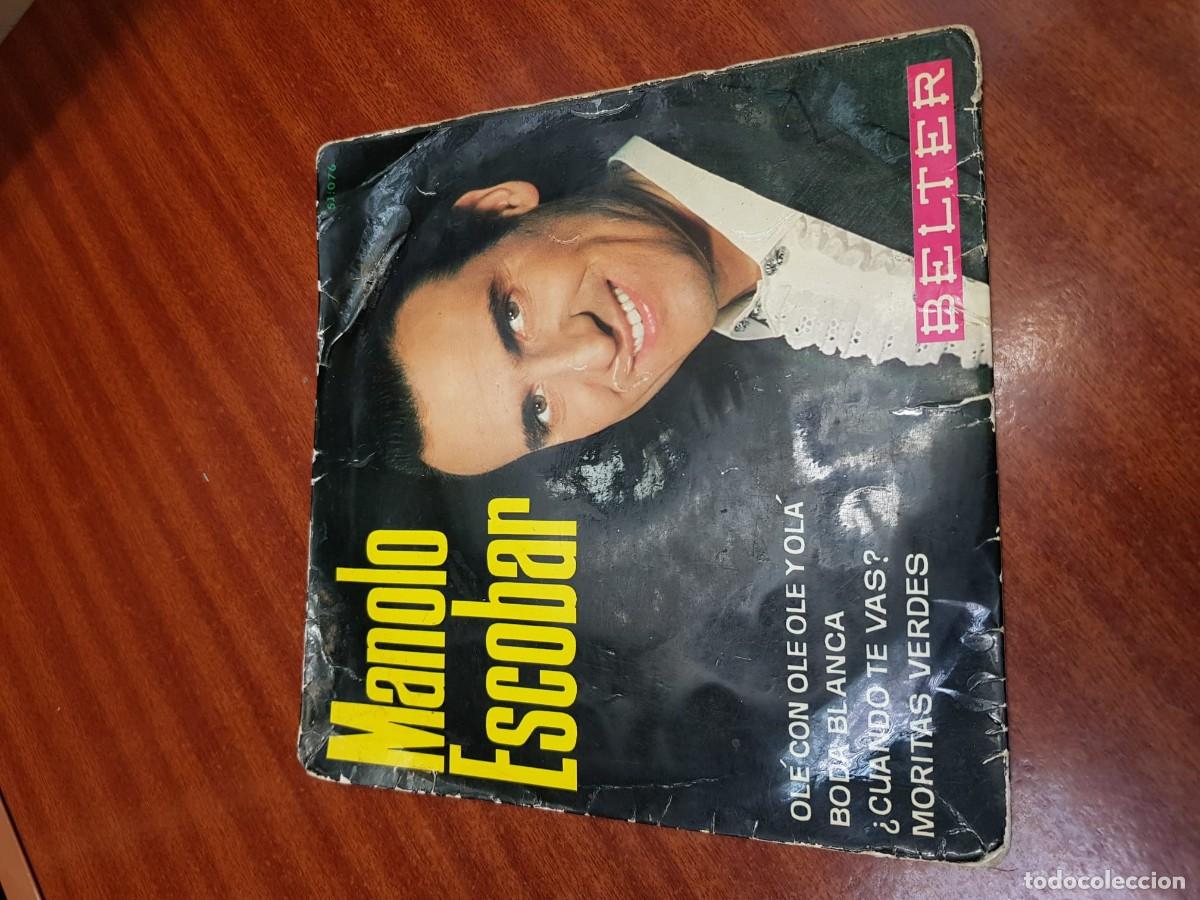 Discos de vinilo: MANOLO ESCOBAR-OLE CON OLE OLE Y OLA-BODA BLANCA