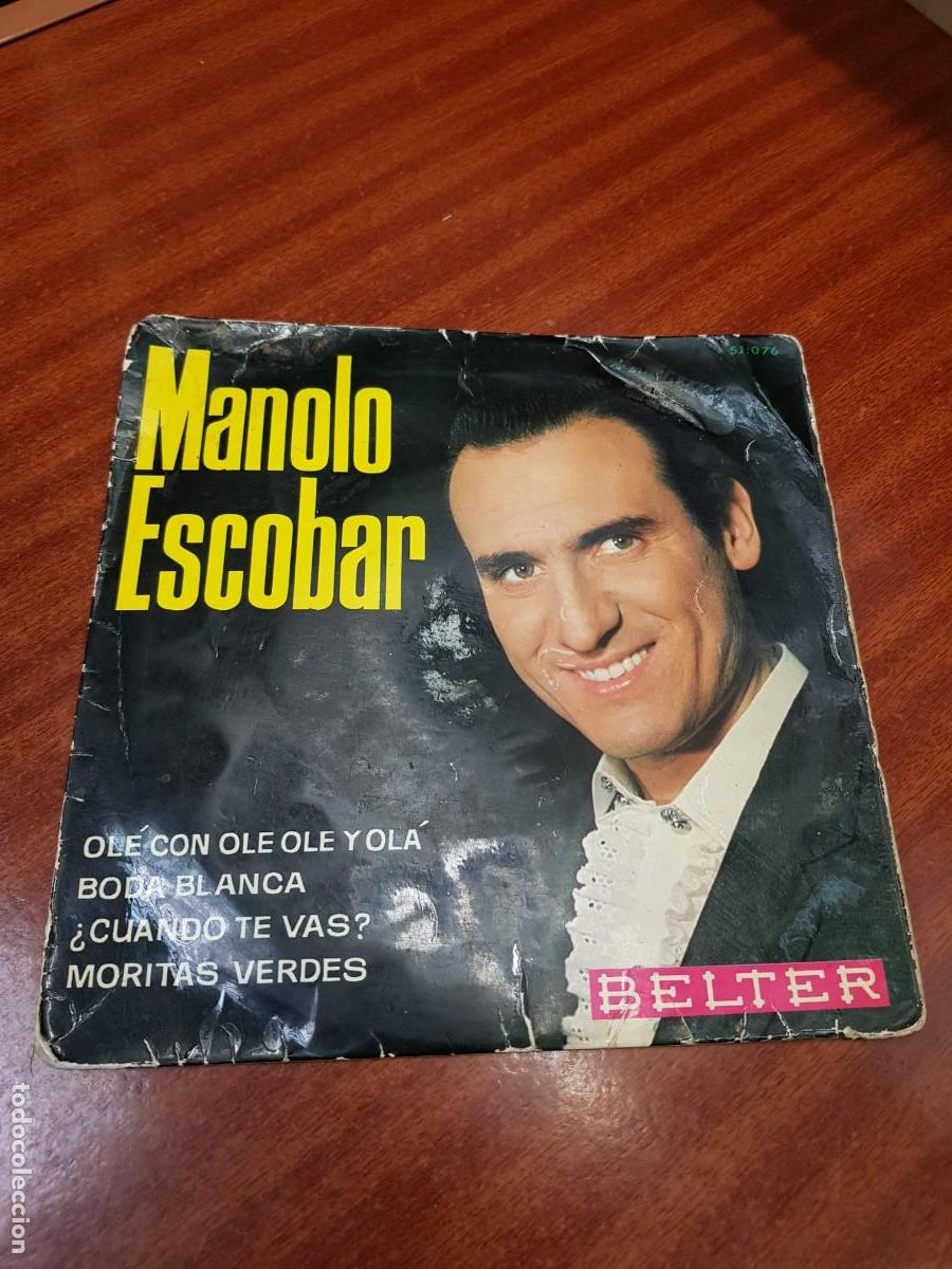 Discos de vinilo: MANOLO ESCOBAR-OLE CON OLE OLE Y OLA-BODA BLANCA
