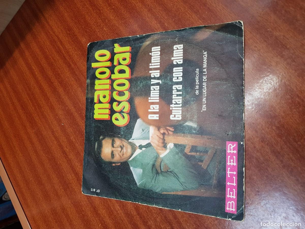 Discos de vinilo: MANOLO ESCOBAR-A LA LIMA Y AL LIMON-GUITARRA CON ALMA