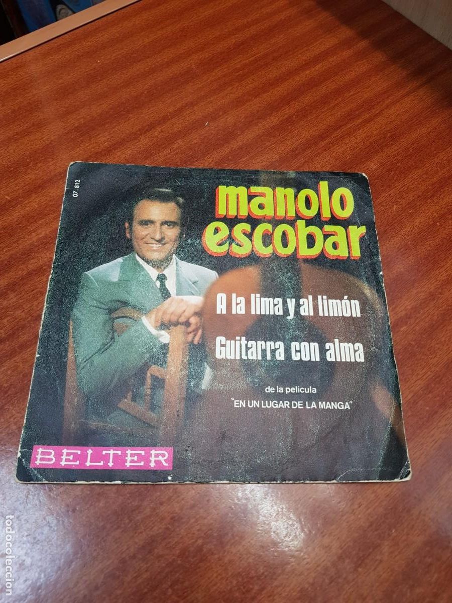 Discos de vinilo: MANOLO ESCOBAR-A LA LIMA Y AL LIMON-GUITARRA CON ALMA