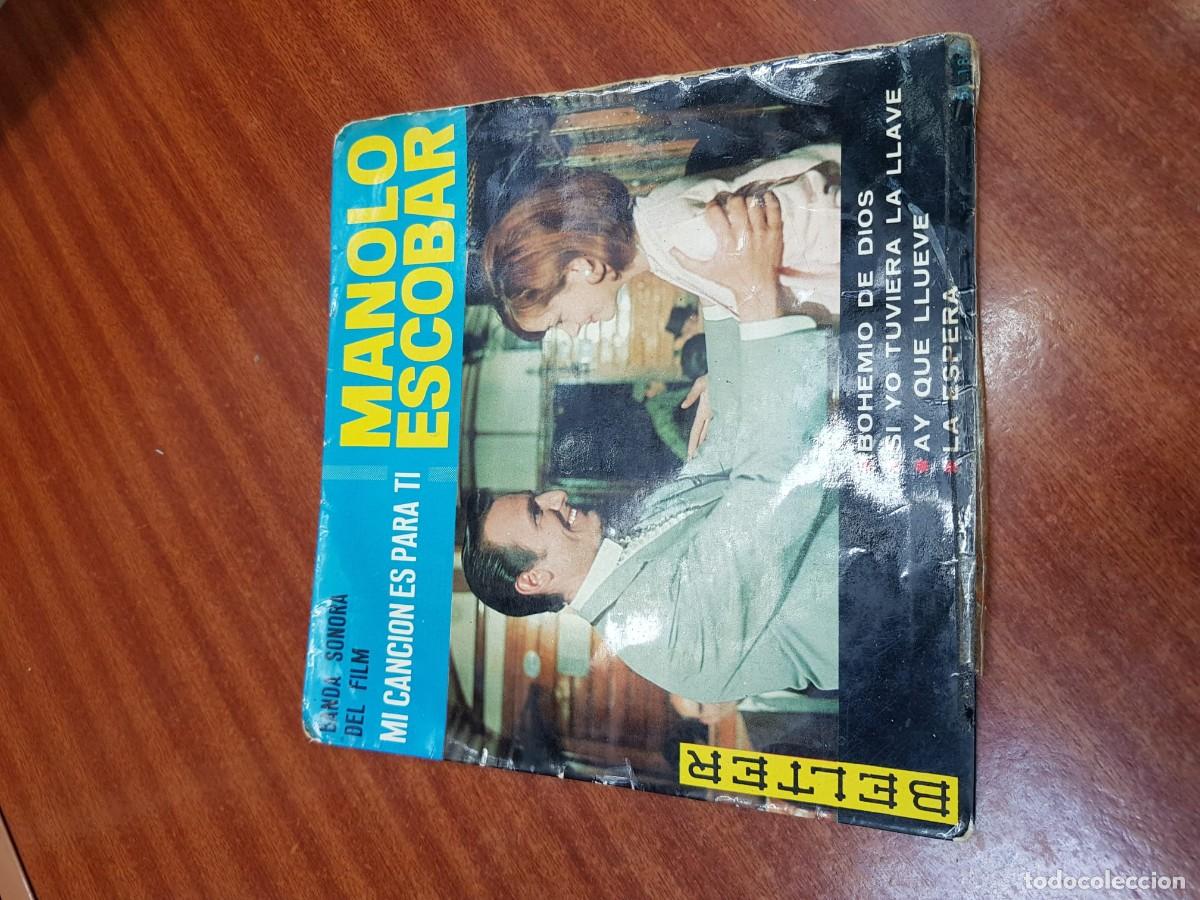 Discos de vinilo: MANOLO ESCOBAR-BOHEMIO DE DIOS-SI YO TUVIERA LA LLAVE