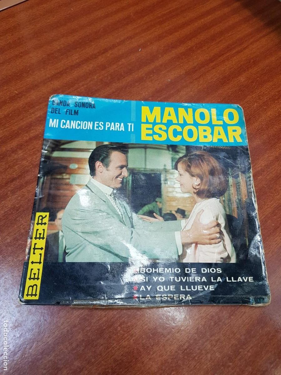 Discos de vinilo: MANOLO ESCOBAR-BOHEMIO DE DIOS-SI YO TUVIERA LA LLAVE