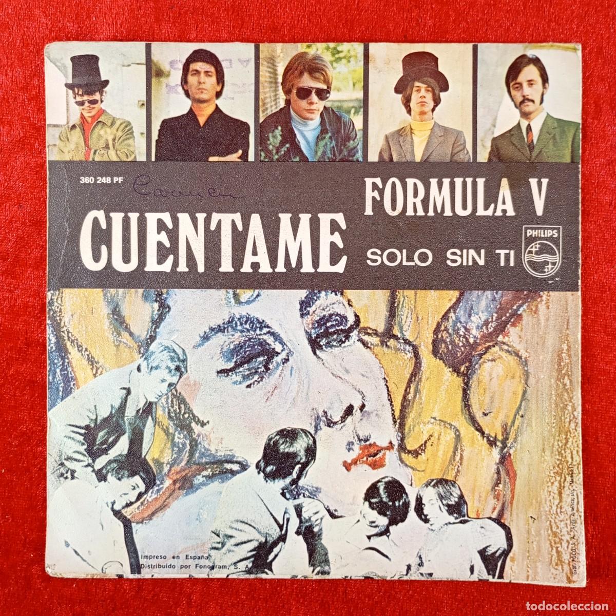 Discos de vinilo: FORMULA V - CUENTAME, SOLO SIN TI - SINGLE VINILO - DISCO - 360 248 PF / 64