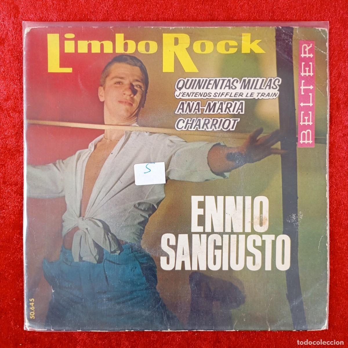 Discos de vinilo: ENNIO SANGIUSTO - LIMBO ROCK ANA MARIA - SINGLE VINILO - DISCO - 50.645 / 67