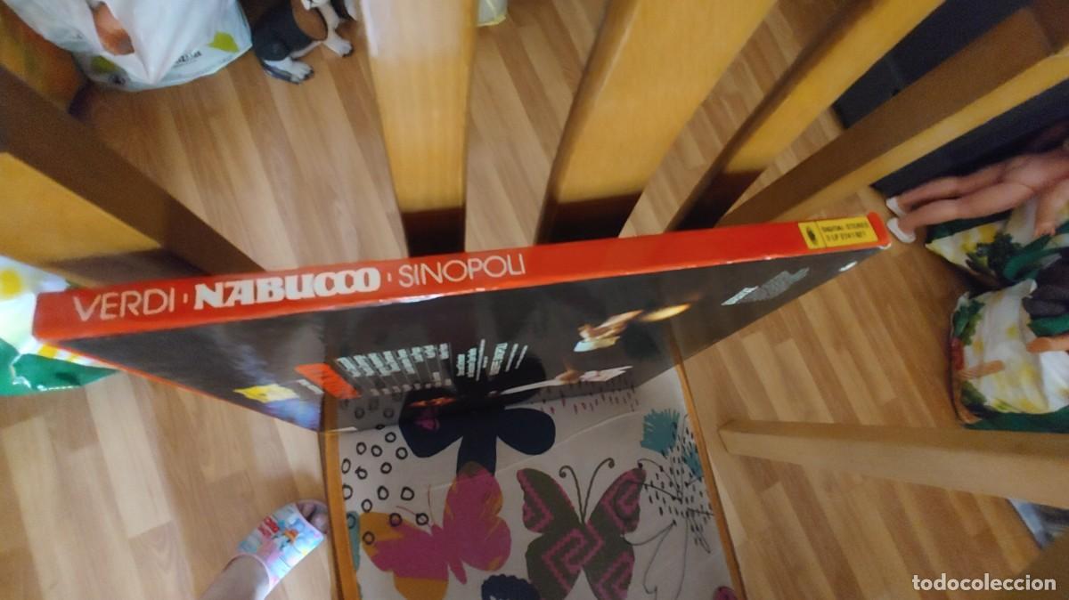 Discos de vinilo: NABUCCO-CAJA BOX 3 LPS CON LIBRETO-NUEVO - Foto 3