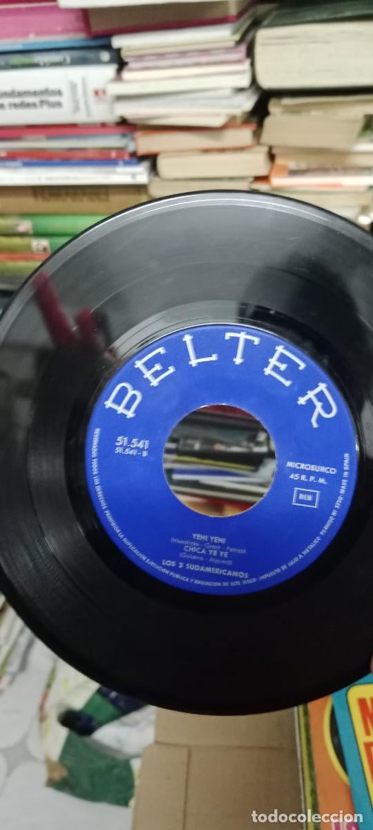 Discos de vinilo: LOS TRES SUDAMERICANOS SOLO DISCO VINILO 7 PULGADAS BAL-6