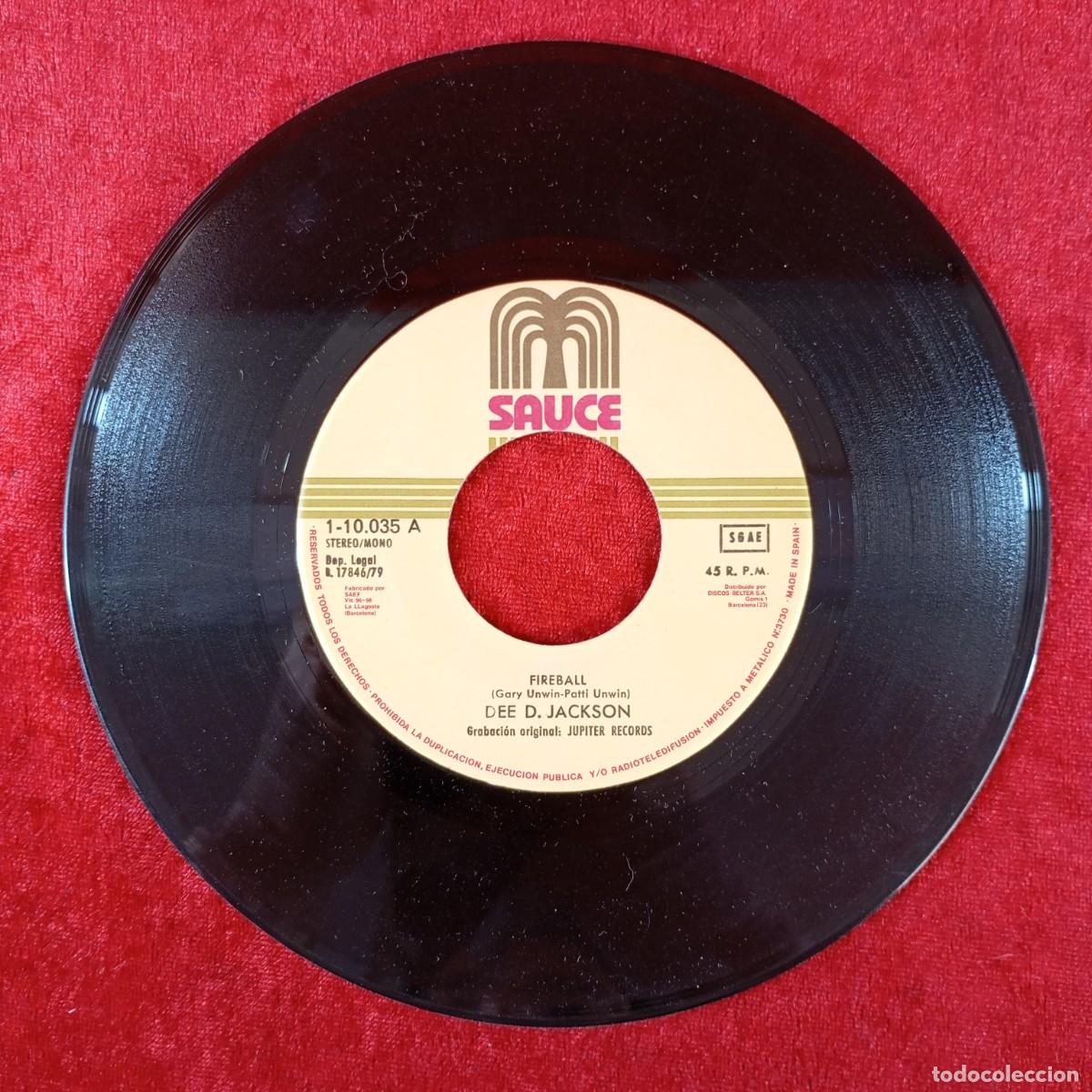 Discos de vinilo: DEE D. JACKSON - FIREBALL - SINGLE VINILO - DISCO - 1-10.035 / 69 - Foto 4