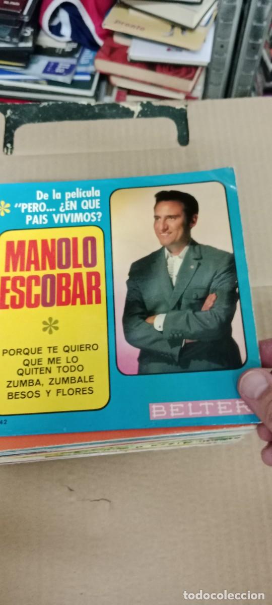Discos de vinilo: MANOLO ESCOBAR SOLO CARATULA SIN DISCO VINILO 7 PULGADAS BAL-6
