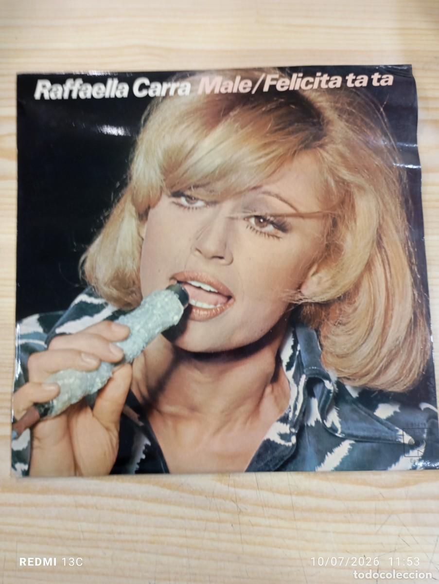 Discos de vinilo: Lp -Raffaella Carr&agrave; &lrm;&ndash; Male / Felicita Ta Ta - Edicion Espa&ntilde;ola 1976