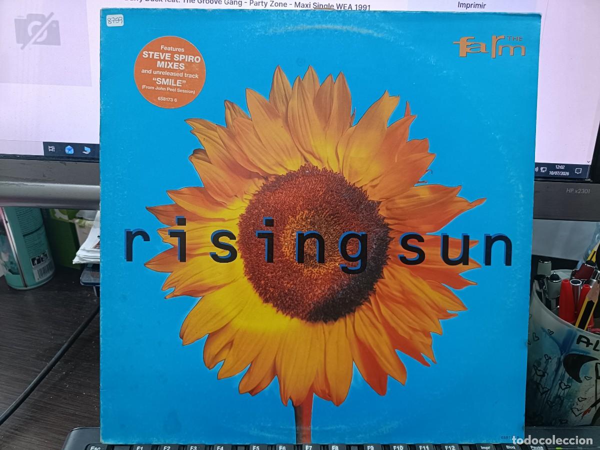 Discos de vinilo: The Farm - Rising Sun - Maxi Single END Product 1992