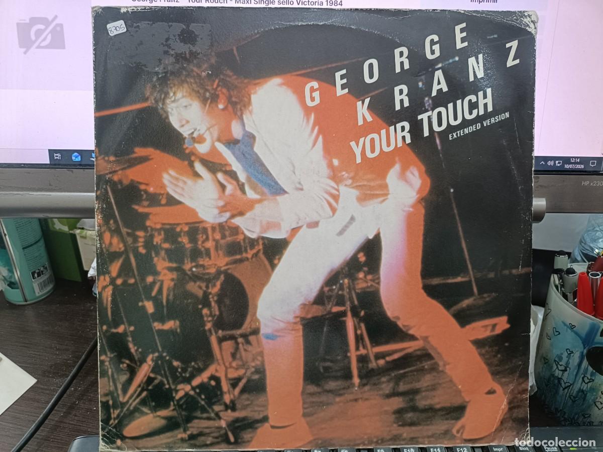 Discos de vinilo: George Kranz - Your touch - Maxi Single del sello Victoria 1984