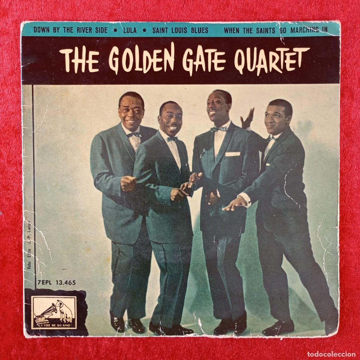 Discos de vinilo: THE GOLDEN GATE QUARTET - DOWN BY THE RIVER SIDE, LULA - SINGLE VINILO - DISCO - 7EPL 13.465 / 77