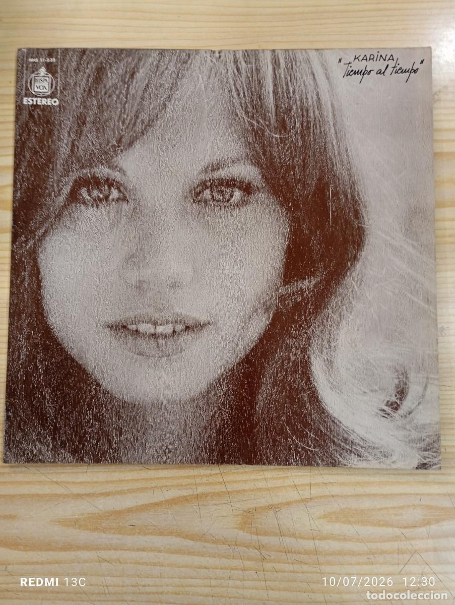Discos de vinilo: Lp - Karina - Tiempo al Tiempo - Hispavox 1972 - Gran copia