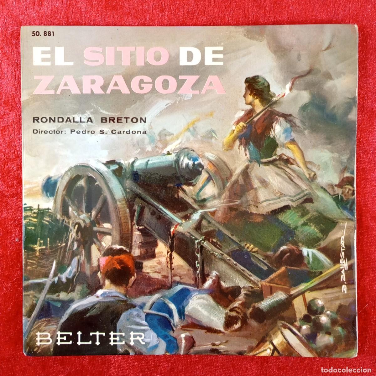 Discos de vinilo: EL SITIO DE ZARAGOZA - RONDALLA BRETON - SINGLE VINILO - DISCO - 50.881 / 79