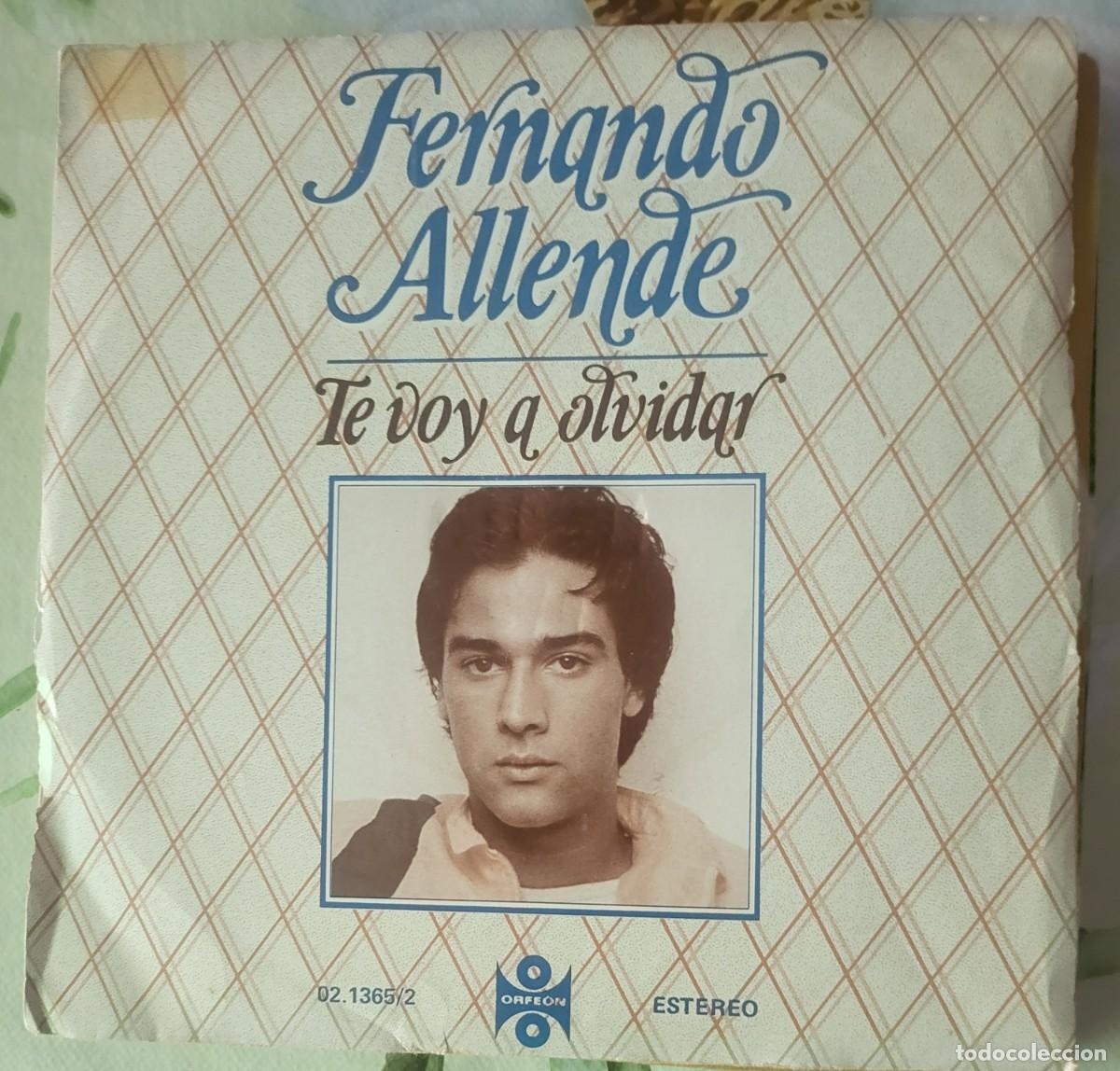 Discos de vinilo: Fernando Allende single sello Movieplay editado en Espa&ntilde;a a&ntilde;o 1978...
