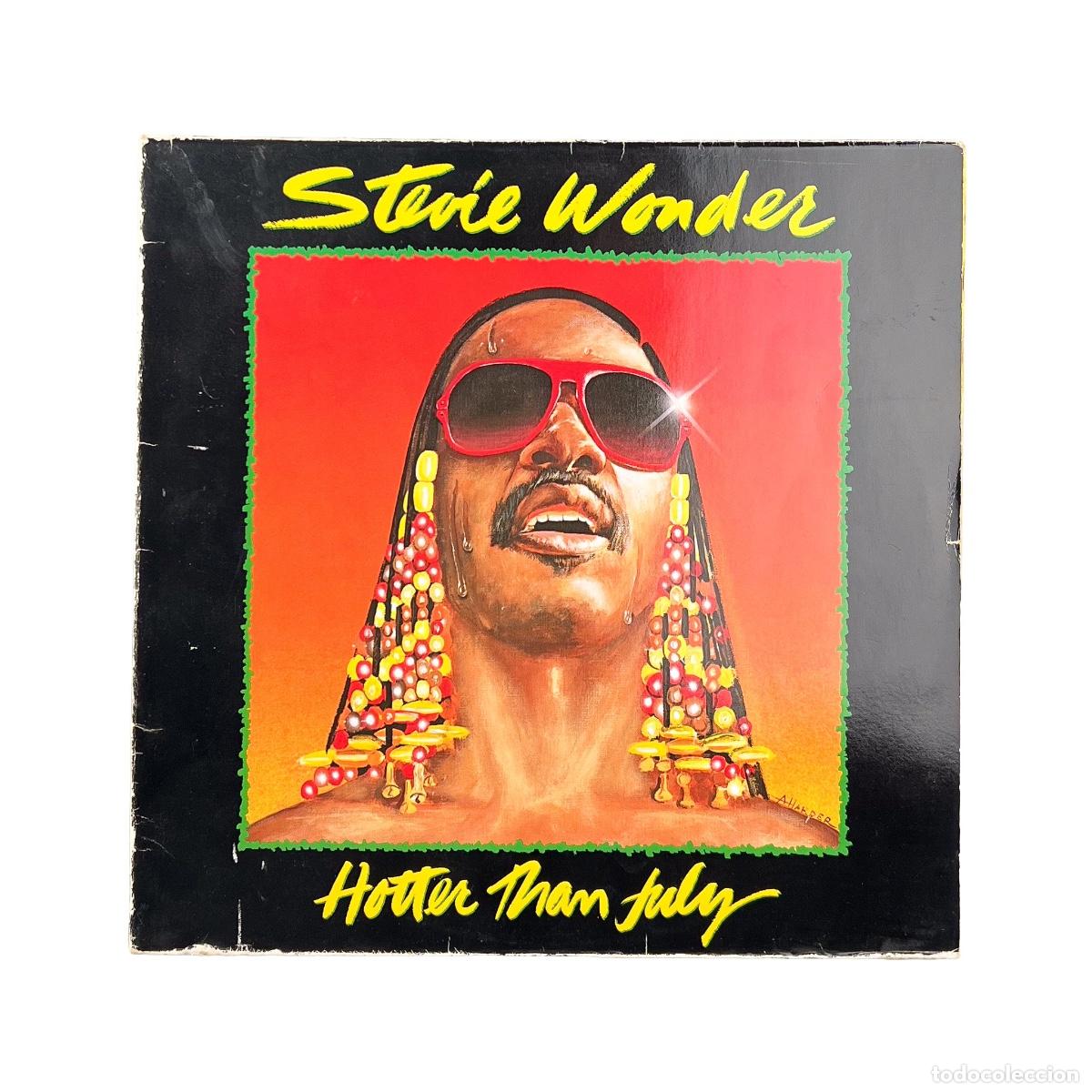 Discos de vinilo: LP. Stevie Wonder. Hotter Than July (VG/VG)