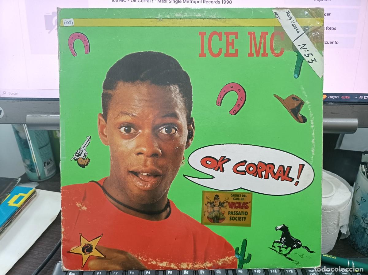 Discos de vinilo: Ice MC - Ok Corral ! - Maxi Single Metropol Records 1990