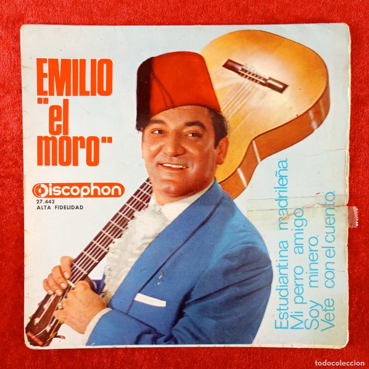 Discos de vinilo: EMILIO &rdquo;EL MORO&rdquo; - ESTUDIANTINA MADRILE&Ntilde;A, MI PERRO AMIGO - SINGLE VINILO - DISCO - 27.443 / 97