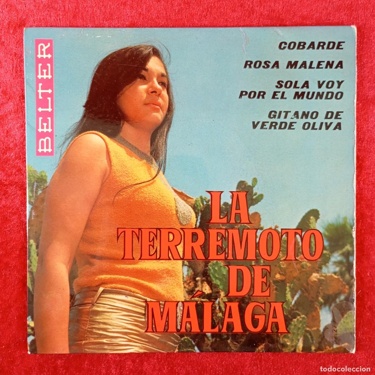 Discos de vinilo: LA TERREMOTO DE M&Aacute;LAGA - COBARDE, ROSA MALENA - SINGLE VINILO - DISCO - 52.277 / 101