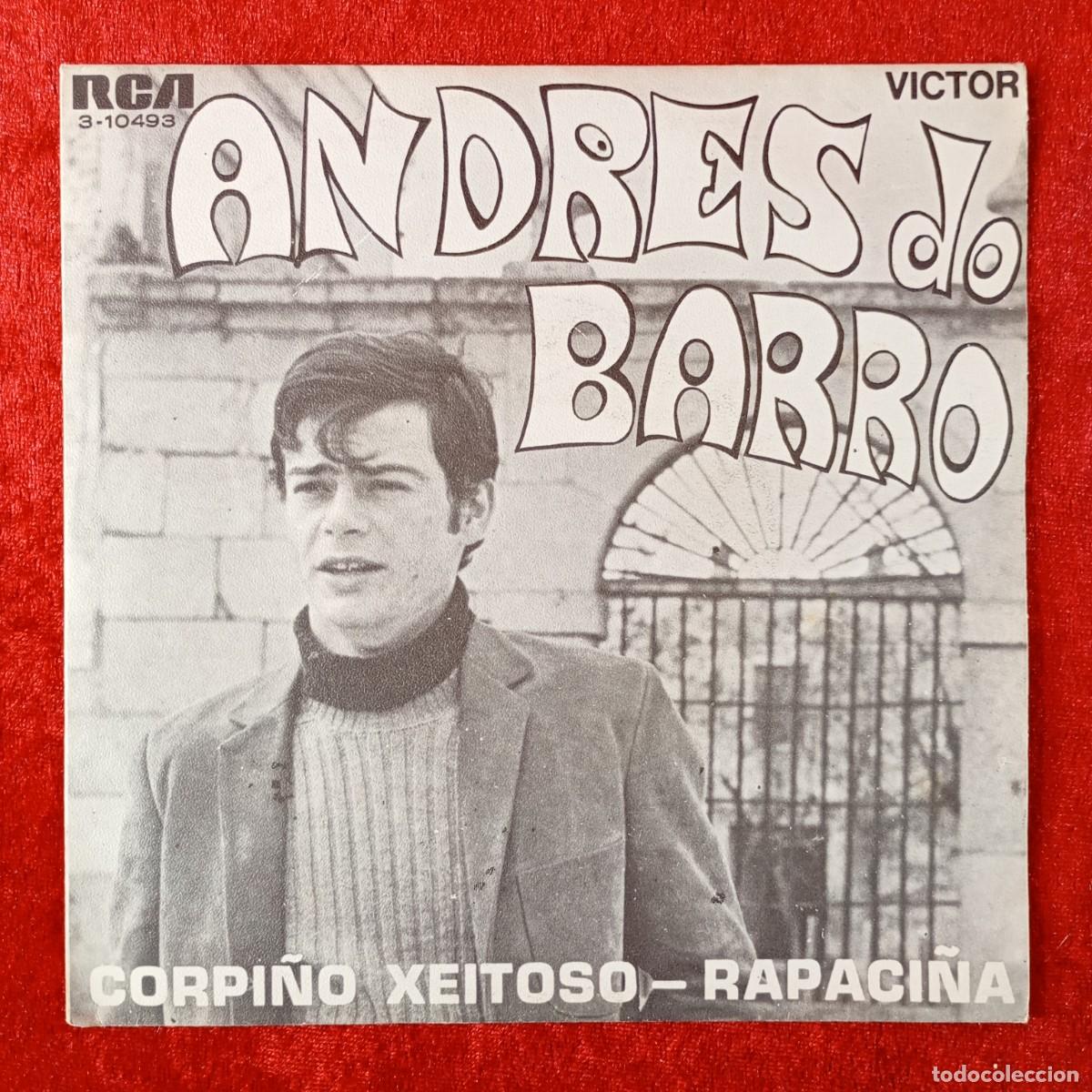 Discos de vinilo: ANDRES DO BARRO - CORPI&Ntilde;O XEITOSO, RAPACI&Ntilde;A - SINGLE VINILO - DISCO - 3-10493 / 107