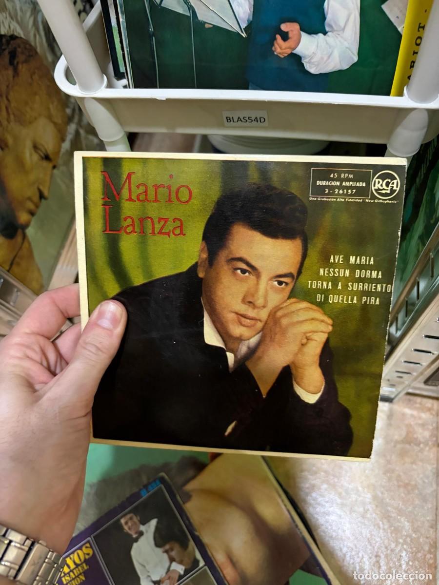 Discos de vinilo: BLAS54D &ndash; Mario Lanza &ndash; Ave Maria / Nessun Dorma / Torna a Surriento / Di Quella Pira disco vinilo
