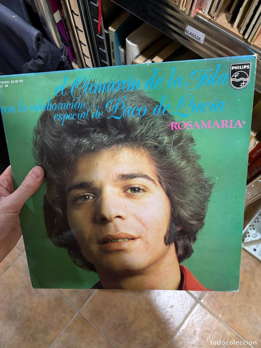 Discos de vinilo: BLAS52E &ndash; El Camar&oacute;n de la Isla con la colaboraci&oacute;n especial de Paco de Luc&iacute;a &ndash; Rosamar&iacute;a disco vini